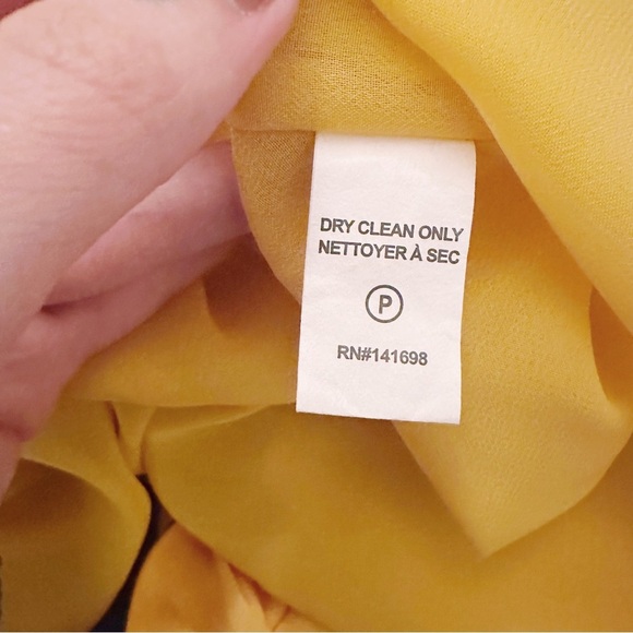 Ramy Brook Satin Draped Maxi Dress Canary Yellow - Picture 4 of 6